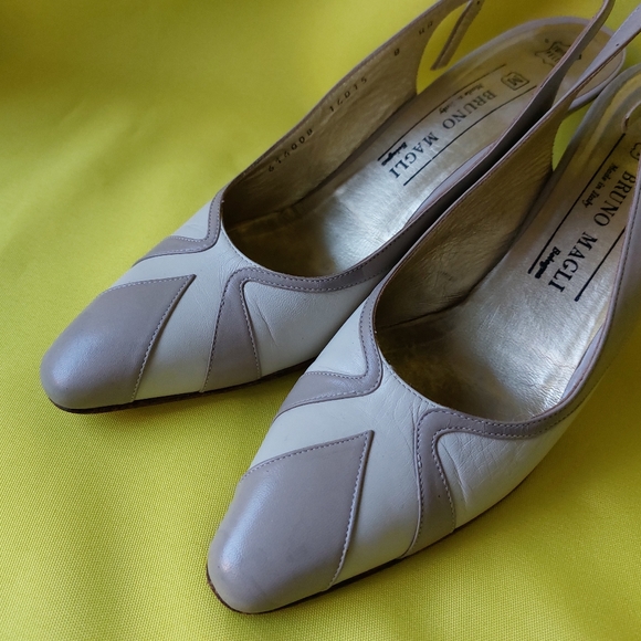 Vintage Woman Shoes All Leather by Bruno Magli Made in Italy Size 8 1/2 AAAA - Picture 9 of 13